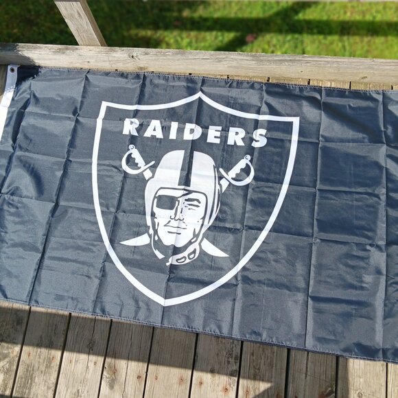 NEW Las Vegas Raiders 3x5 NFL Flag - Picture 4 of 5